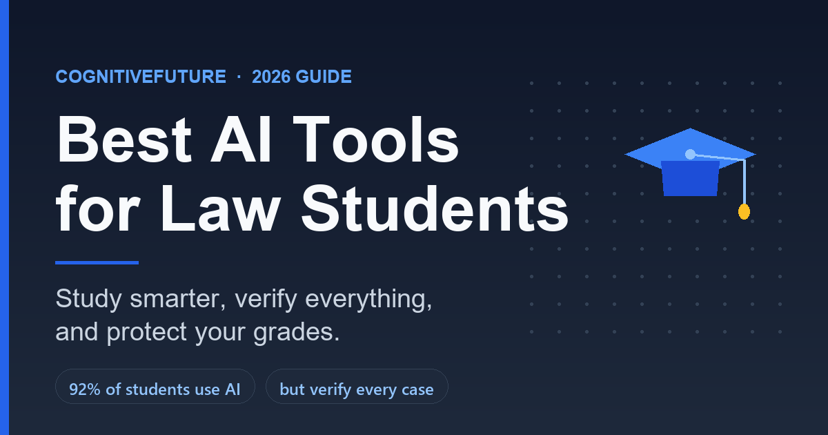 Best AI tools for law students in 2026 - CognitiveFuture guide