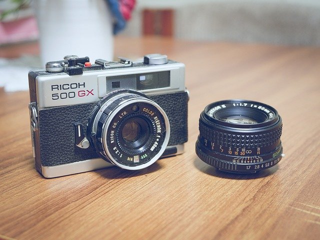 Filmmaker camera equipment on set