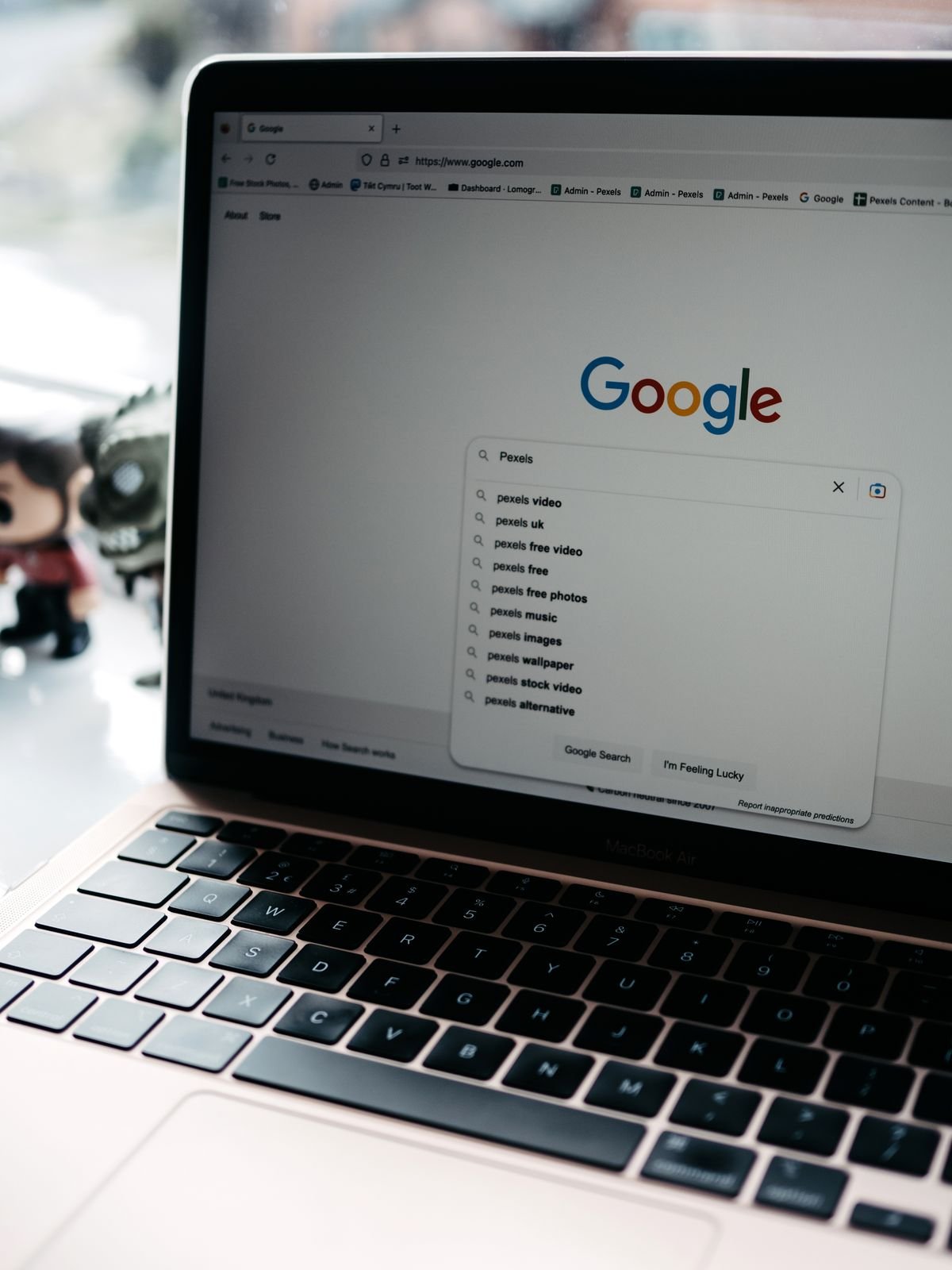 A web page open on a laptop, ready to be turned into presentation slides